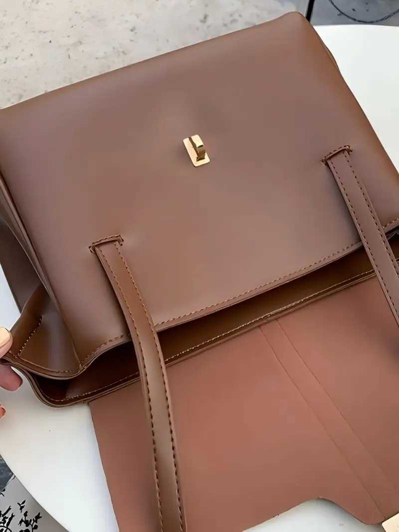 CGCBAG Fashion Designer Luxury Women Tote Bag Simple Solid Lage Capacity Female Shoulder Bag High Quality PU Leather HandbagsW251117