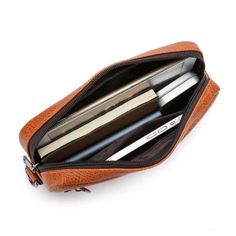 Men Shoulder Luxury Design Small Crossbody Bag High Qaulity Flap Tote Male Handbag Leather Messenger Bags