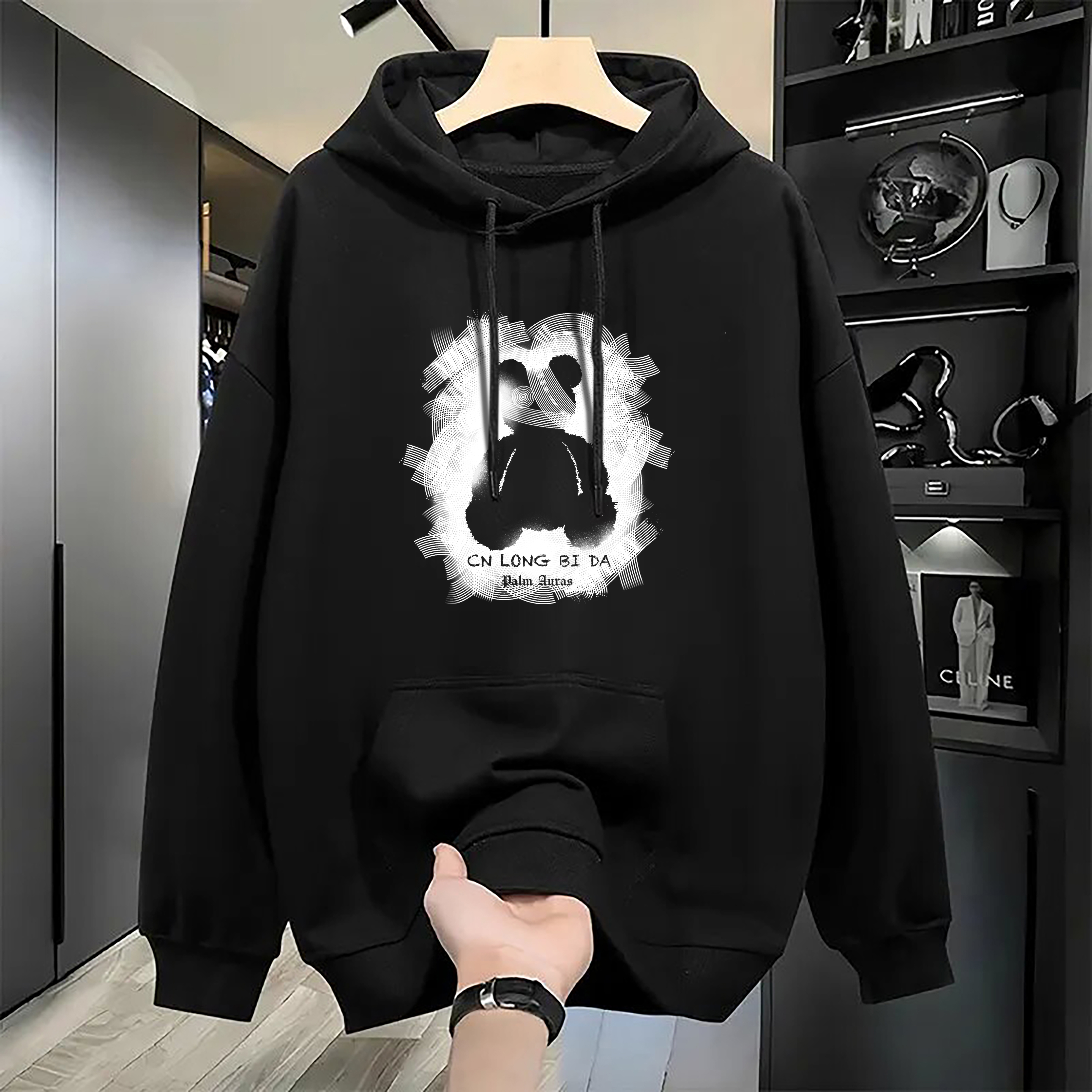 Mens Designer Hoodie Spring Autumn Plain Hooded New Style Graphic Print Teenager Student Trendy Pullover Loose Casual Outerwear