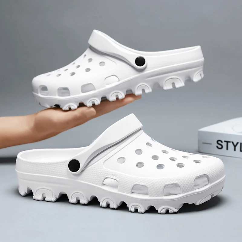 Large size 50 51 summer slippers Lightwhite womens platform sandals EVA soft skate shoes designer sandals mens beach shoes Y250417