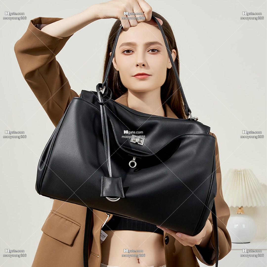 12A Upgrade Mirror Quality Designer Rodeo Bag Small Medium Large Tote Bag Luxury Handbags for Women Shopping Bag Real Leather Shoulder Bags Black Crossbody Purse