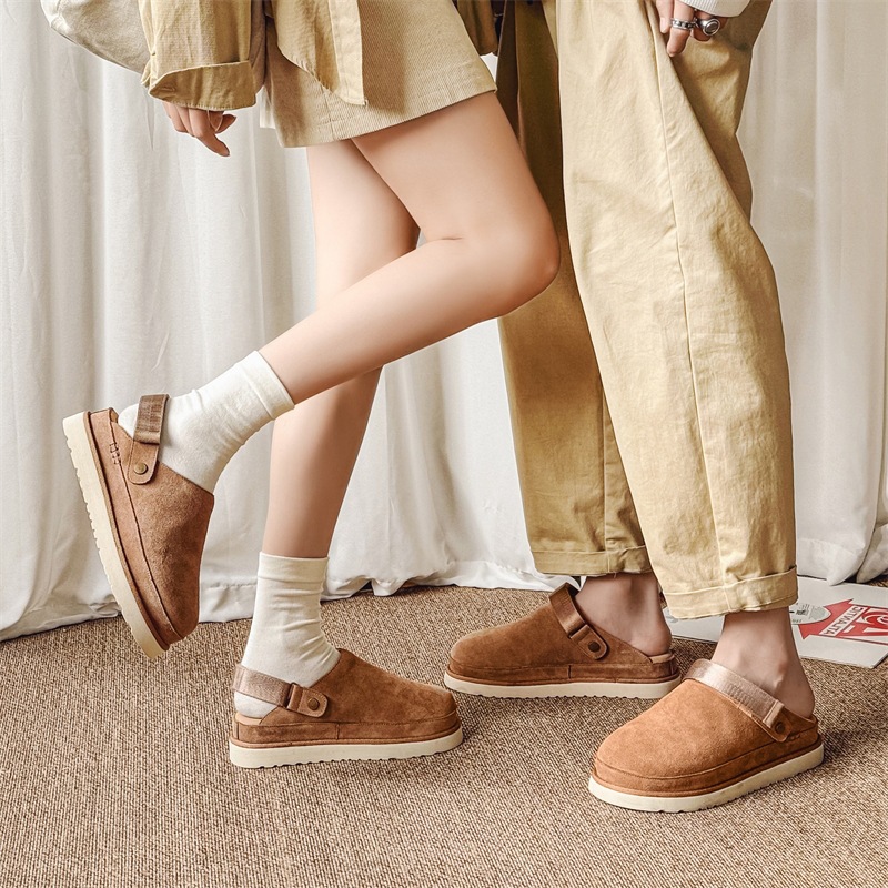 designer Slippers 2025 Hot Comfortable Thicker Bottom Loop Lace Slippers for Relaxation Windproof in winter Universal for all seasons Women Man Size 3