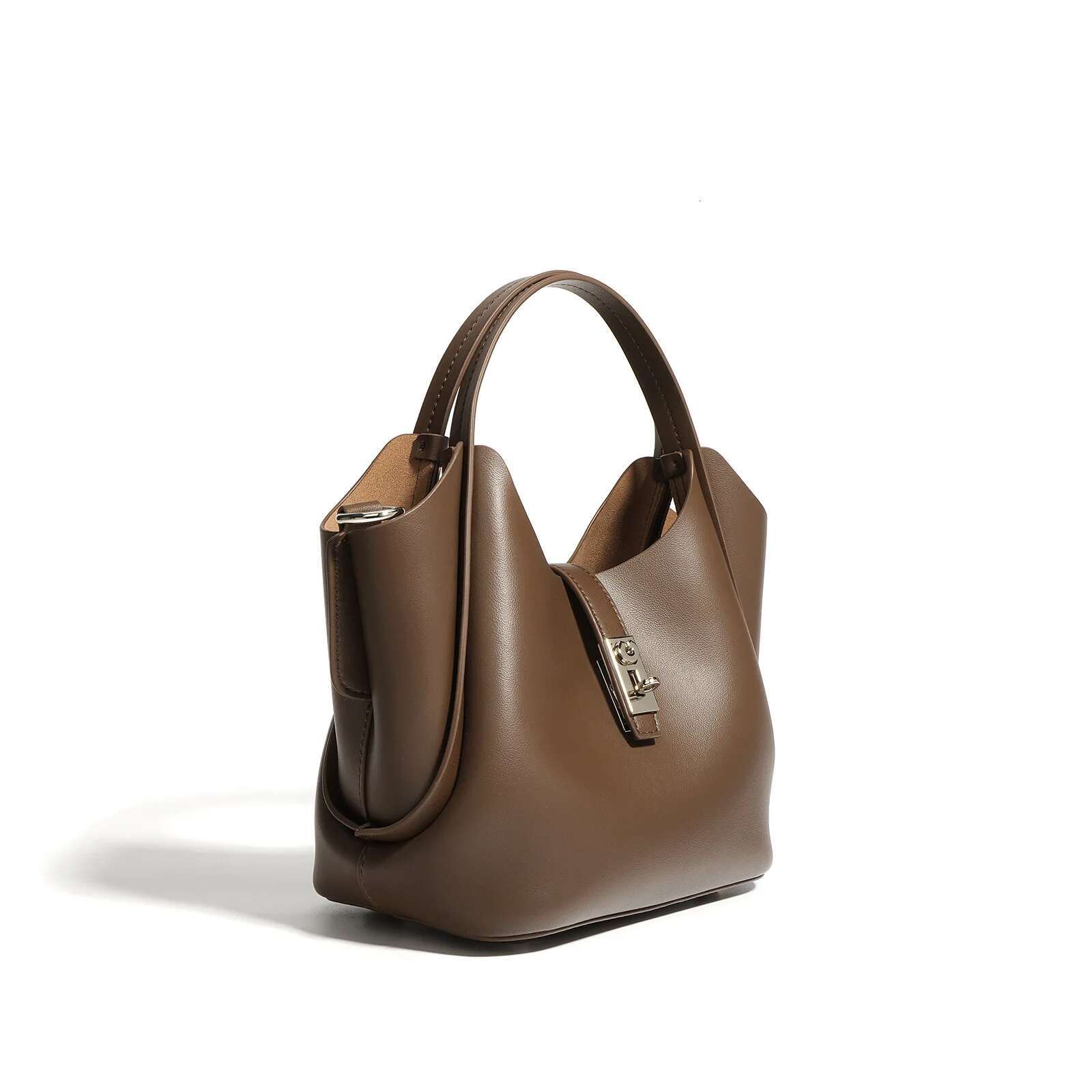 Designer bag handbags women Olive Green New Arrival Leather Shoulder Bag Top Handle Bucket Bag Stylish Luxury Fashion Small Compact Luxury Look High Q