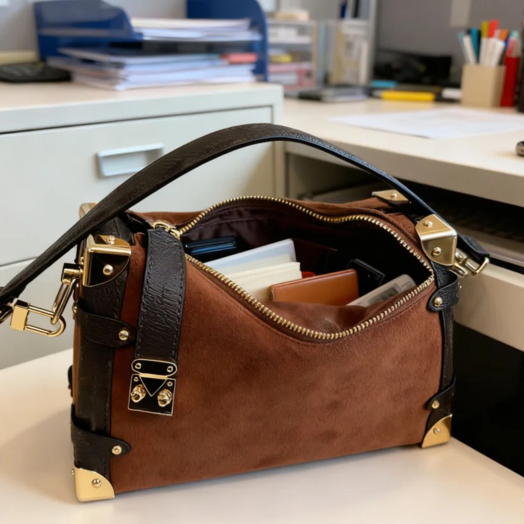 10A Designer Soft Trunk Side Bag Flight Mode Bag Ladys Luxury Cowhide Leather Vanity Desk Bag Designer Bag Suede Bag Pochette Crossbody Single Shoulder Bag with Box