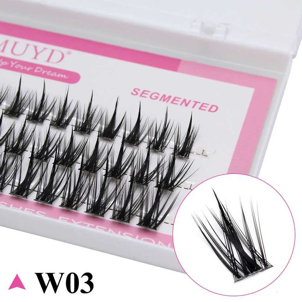 Russian Personal Eyelashes 3D Sexy Fluffy Single Cluster False Eyelashes Are Natural Soft And Easy To Operate Makeup ToolsT251117