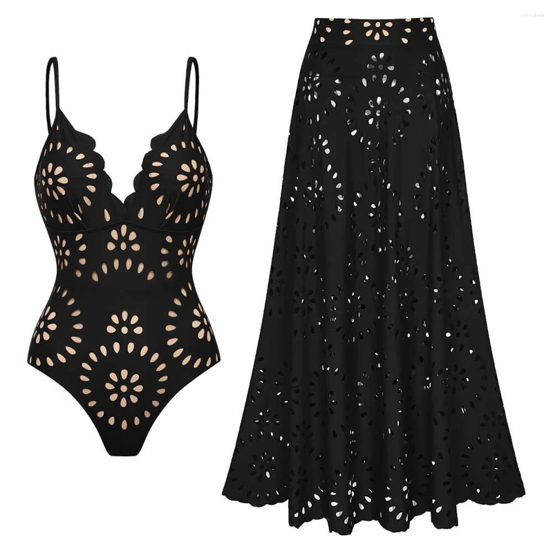 Women's Swimwear 2025 One-Piece Swimsuit High-Waist Bikini Sexy Strand Empty Beach Bathing Suit For Women