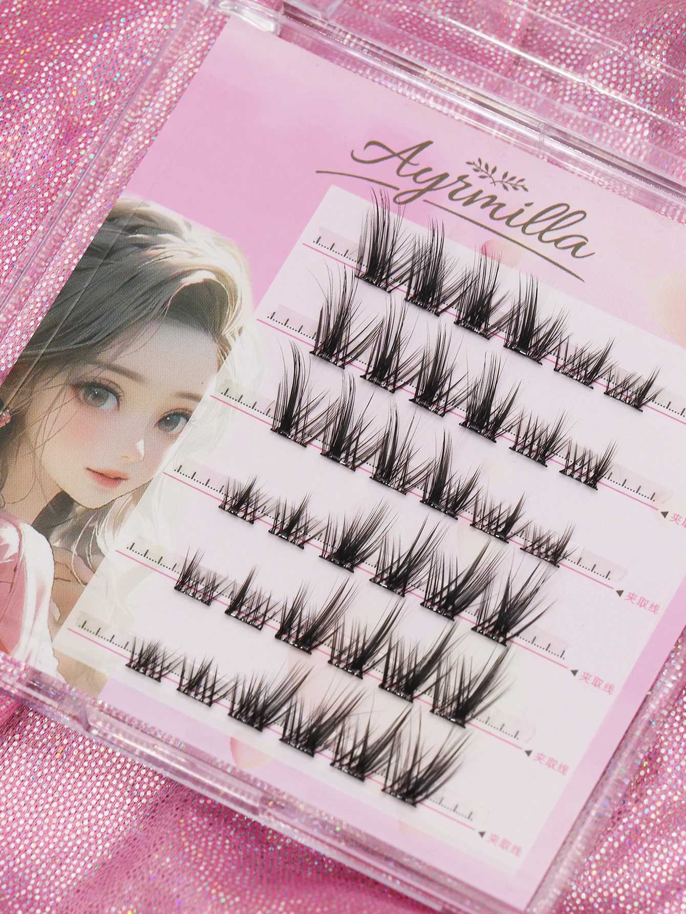 Clusters of natural false eyelashes in various styles essential for travel Fluffy and soft 3D mink eyelashes long eyelashesT251117