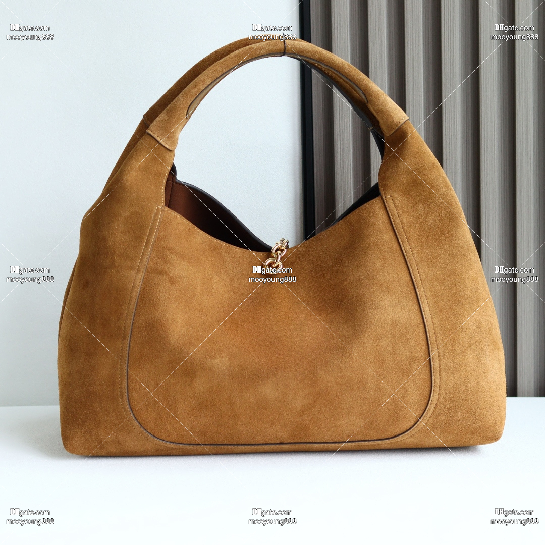 12A Upgrade Mirror Quality Designer Softbit Maxi Shoulder Bag Large Capacity Tote Bag Luxury Suede Handbags for Women Shopping Bag Genuine Leather Brown Purse