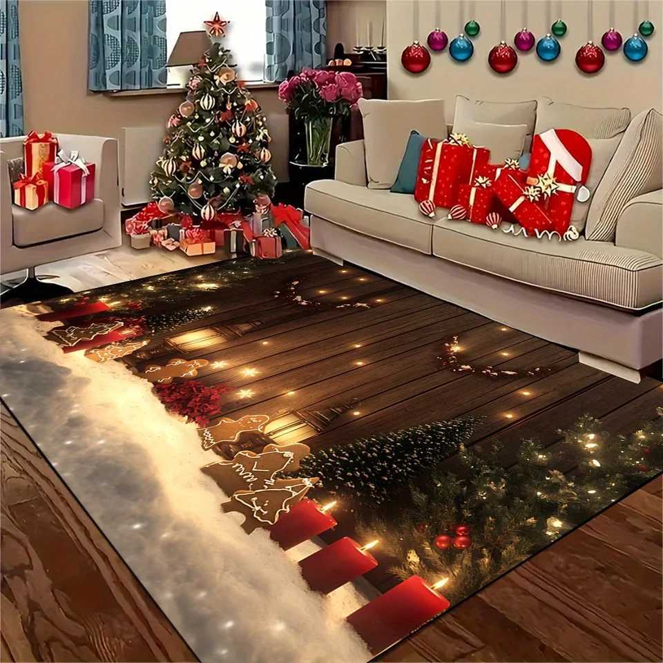 Christmas Theme Decor Area Rug for Bedroom/Living Room/Hotel/Restaurant Beautiful Home Decor Outdoor Floor MatM251117