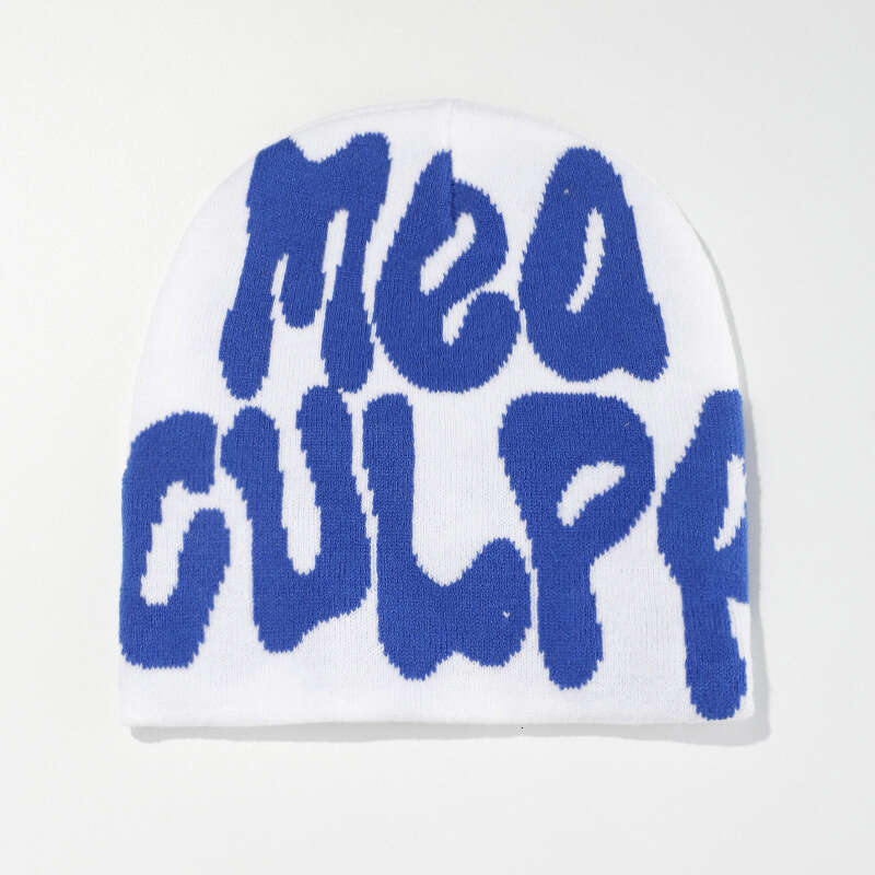 fashionable knitted hat hip hop bean hat mens and womens street winter warm jacquard knitted hat