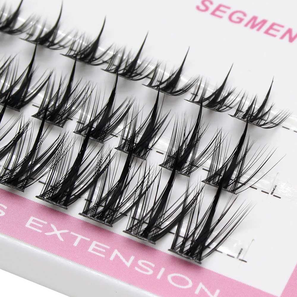 Russian Personal Eyelashes 3D Sexy Fluffy Single Cluster False Eyelashes Are Natural Soft And Easy To Operate Makeup ToolsT251117