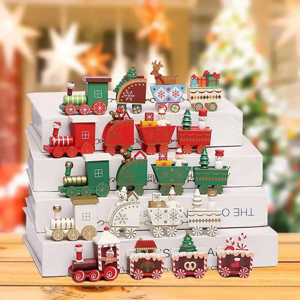Christmas Train Merry Christmas Decorations For Home 2025 Cristmas Ornament Xmas Navidad Noel Gifts Happy New Year 2026 Gifts J251117