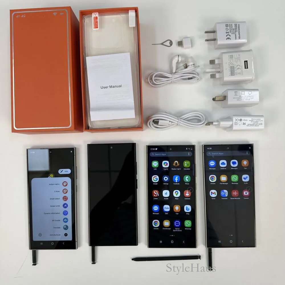 S25 s24 Ultra 7.3 Inch 5G 16GB+1TB Mobile Phones Unlocked Touch Play Screen cell phone Android Smartphone Camera HD Display Face Recognition