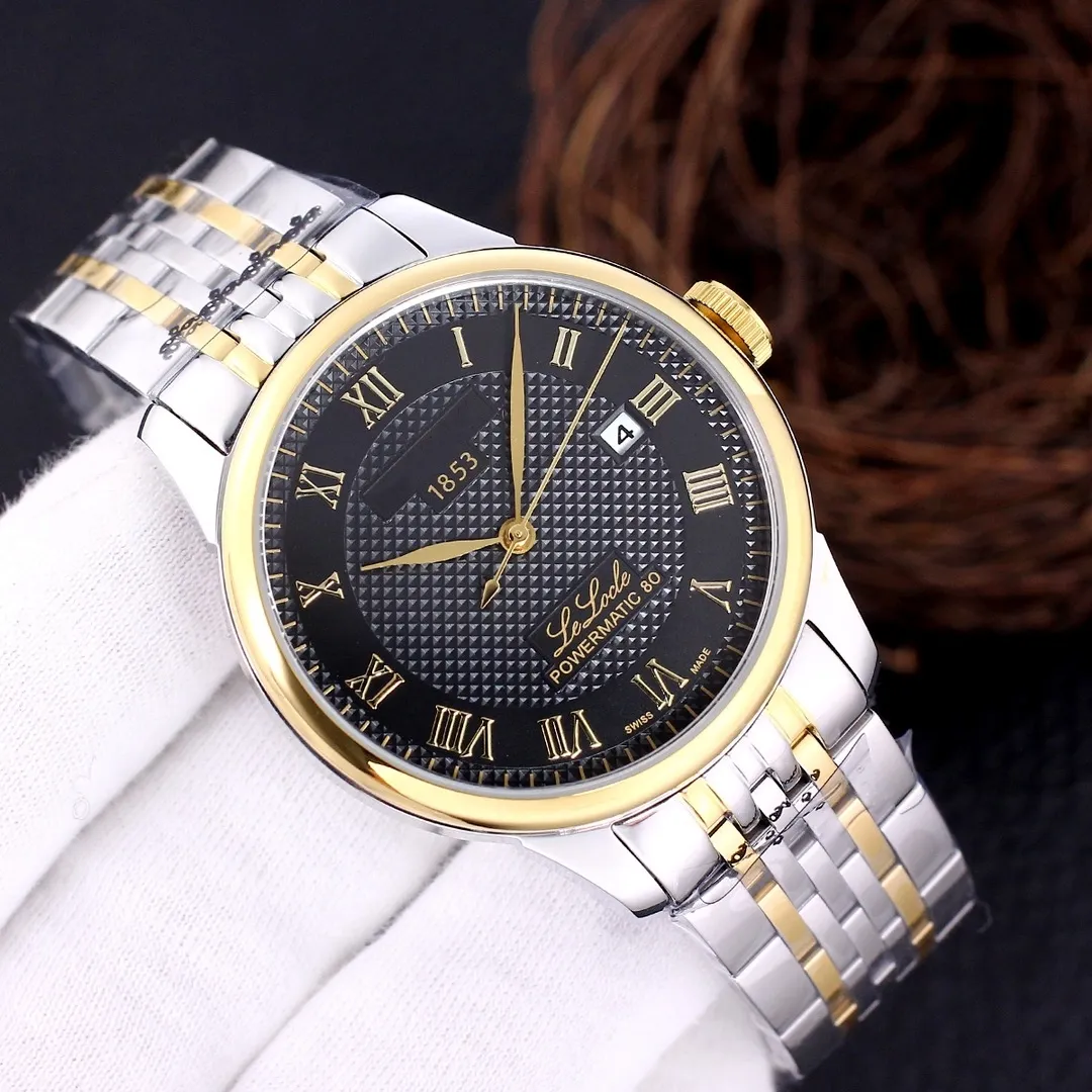 Swiss high quality men's and women's 1853 automatic mechanical stainless steel watch waterproof designer premium watches Fashion simple everything