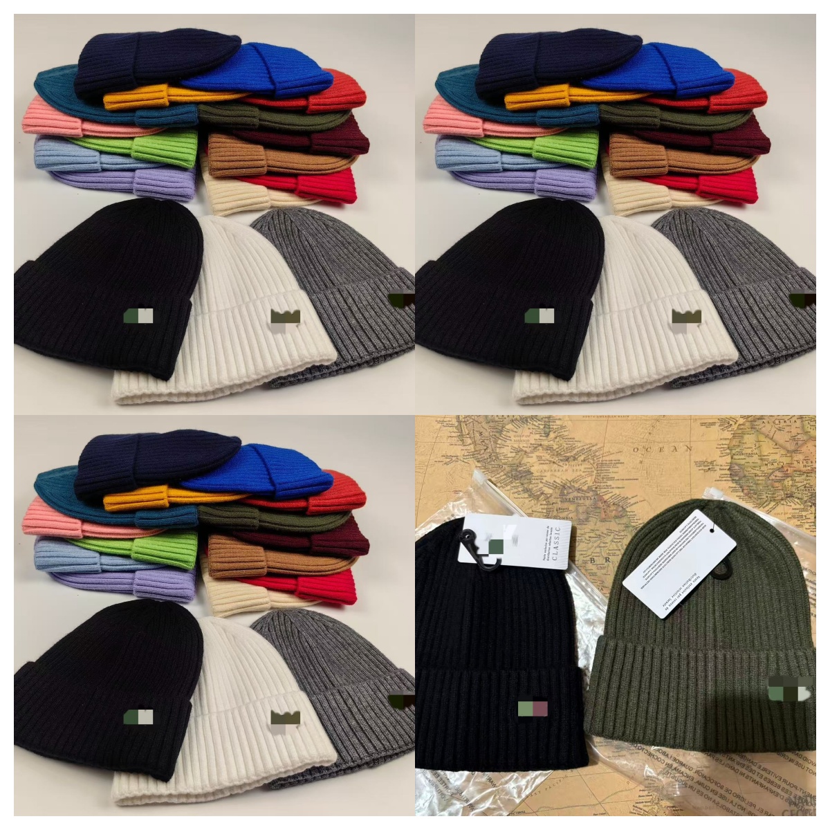 19 colors yarn bonnet beanies Wool yarn Hat Cold Hat Knitted Women's Brand New Hats Cap girl man Beanies girl boy kid student cotton 2026