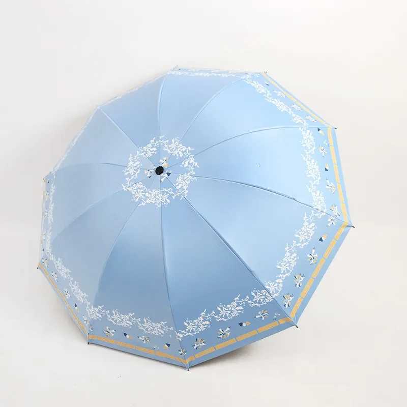 High-End Stylish Foldable Umbrella Windproof UV-Protective Rainproof Large Canopy Ideal for Daily Use and Gifts C251117