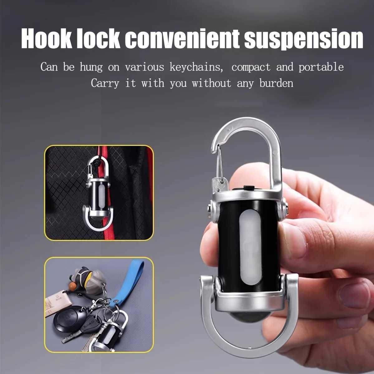Portable Keychain Multi-Function Emergency Flashlight Outdoor Mini Flashlight Mobile Power for Outdoor Camping And Hiking Light M251117