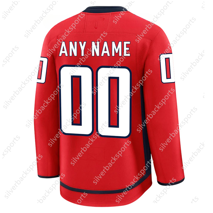 2025 2024 Black Red White Blue Navy Customize Hockey Jersey,Dubois Ovechkin Oshie Wilsons Carlson ichael Backstrom Dubois Mens Sportswear This basebal