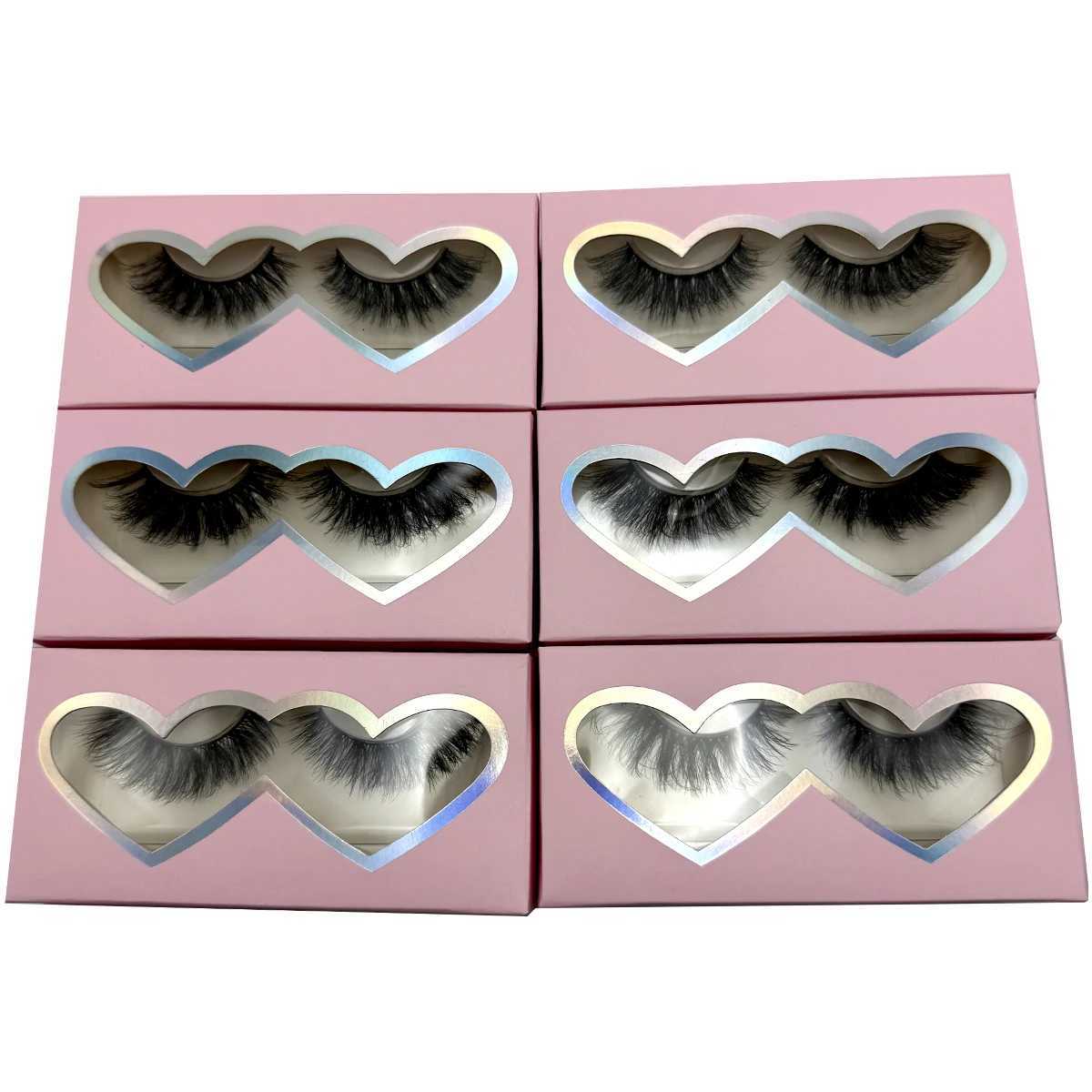 12 Pairs 3D Mink Eyelashes Fluffy Dramatic Eyelashes Makeup Wispy Mink Lashes Natural Long False Eyelashes Thick Fake LashesT251117