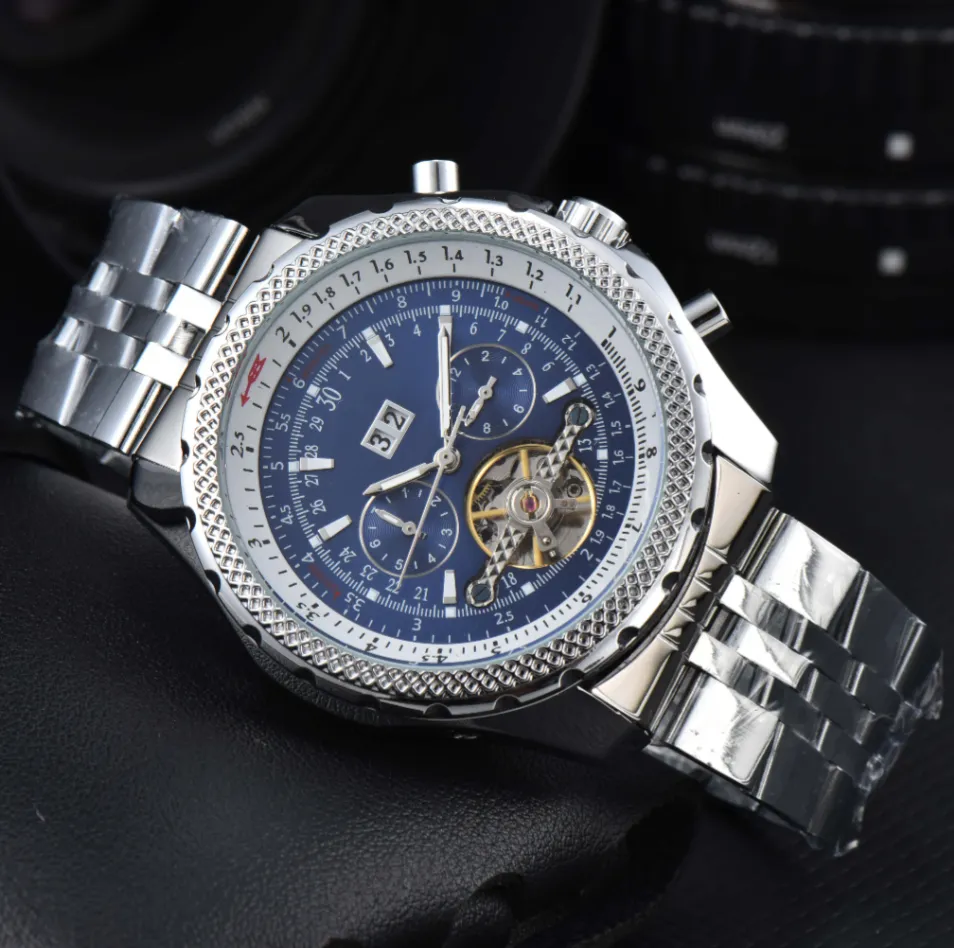 New Mens Watch Designer Watches Men Bezel Automatic Mechanical Movement Waterproof Designer Watches Stainless Steel Strap Montre 008