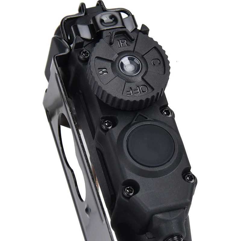 Tactical Helmet Lamp Sidewinder Signal HELMET Flashlight 5-color Signal Light IR/IFF Outdoor Hunting Safety Optical illumination M251117