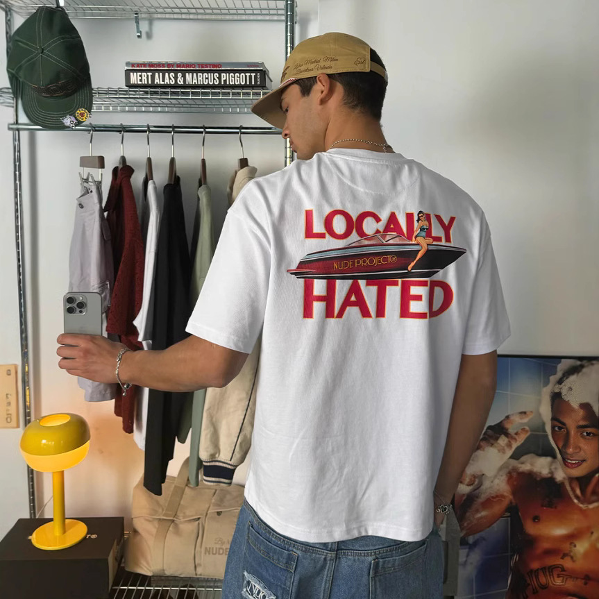 Nude t shirt Men's T Shirts graphice tees designer shirts breathable Fashion Printed Cotton Nude Project Women's Vacation T-shirt Brand Street Short-sleeved Top