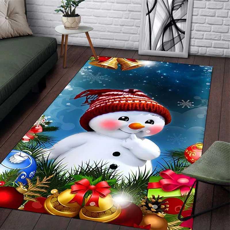 Christmas Snowman Rug Festive Holiday Decorations for Home Winter Themed Carpets snowman carpetM251117