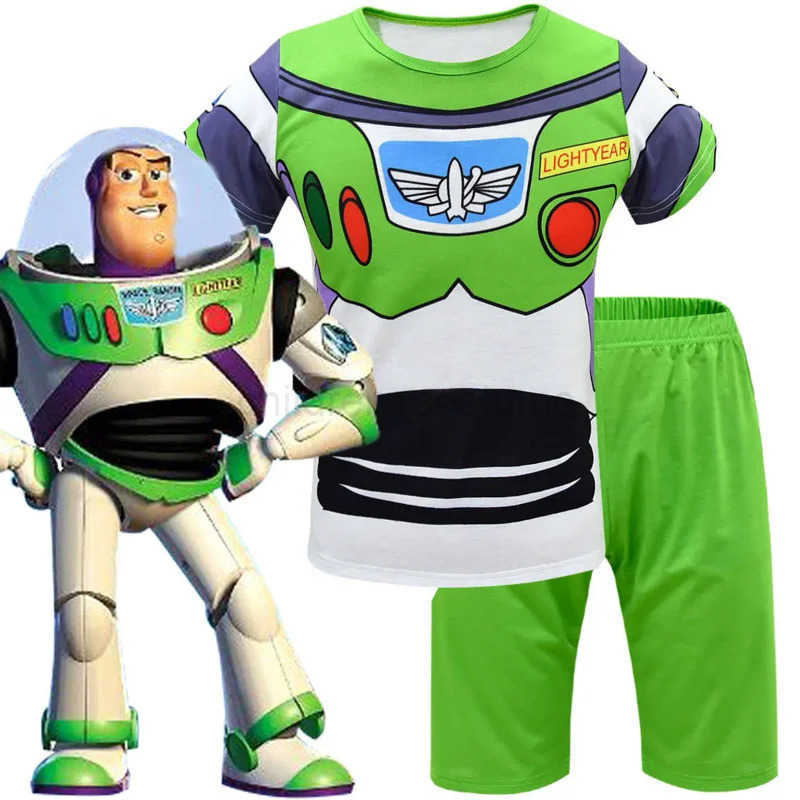 Disney Toy Kids Story Buzz Lightyear Costumes Kids Halloween Costumes For Kids Sweater Buzz Lightyear Cosplay Fancy Dress Boys Hoodies W20250417