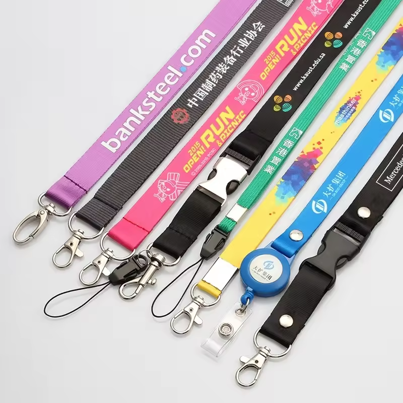 Free Design Custom Logo Lanyards | Eco-Friendly Polyester Neck Strap for Phone/Keys/ID | Breakaway Safety Keychain & Factory Wholesale | Fast Global S