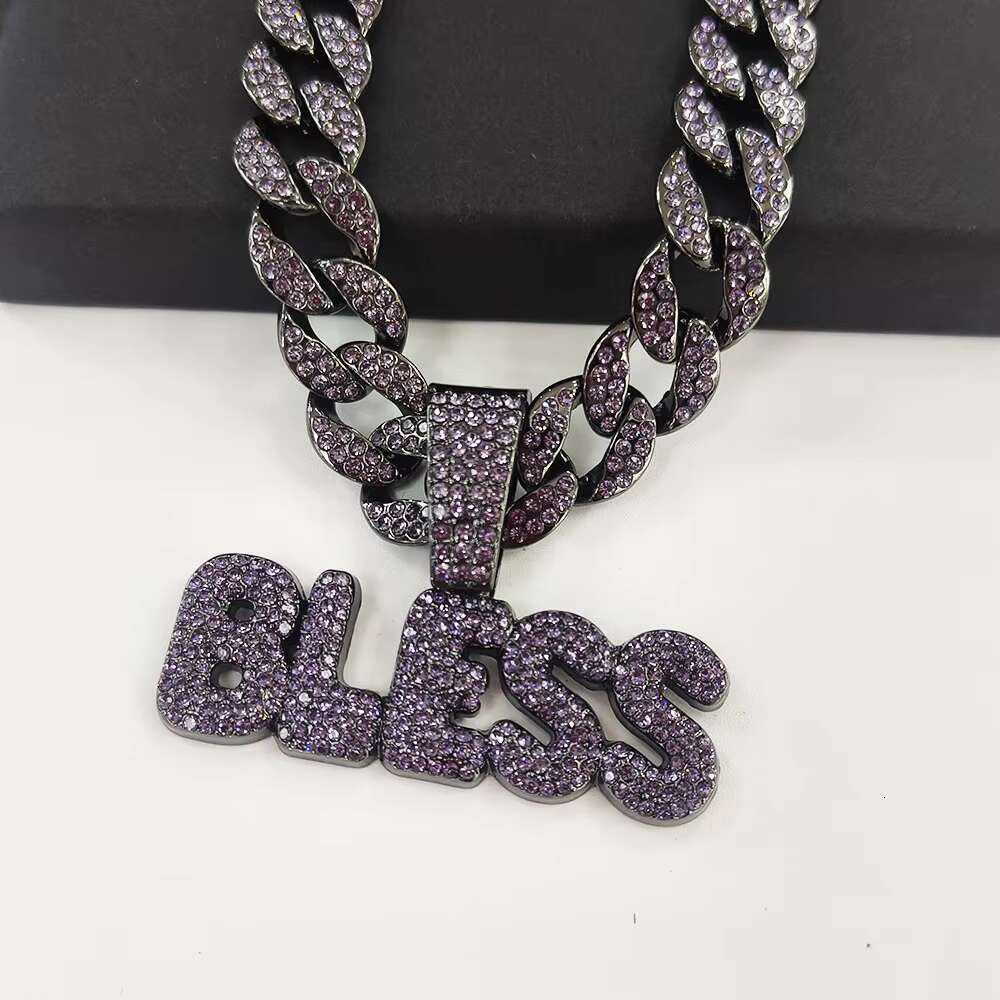 DHcollections Gold Plated Alloy Cuban Chain Hip - Hop Pendant Necklace