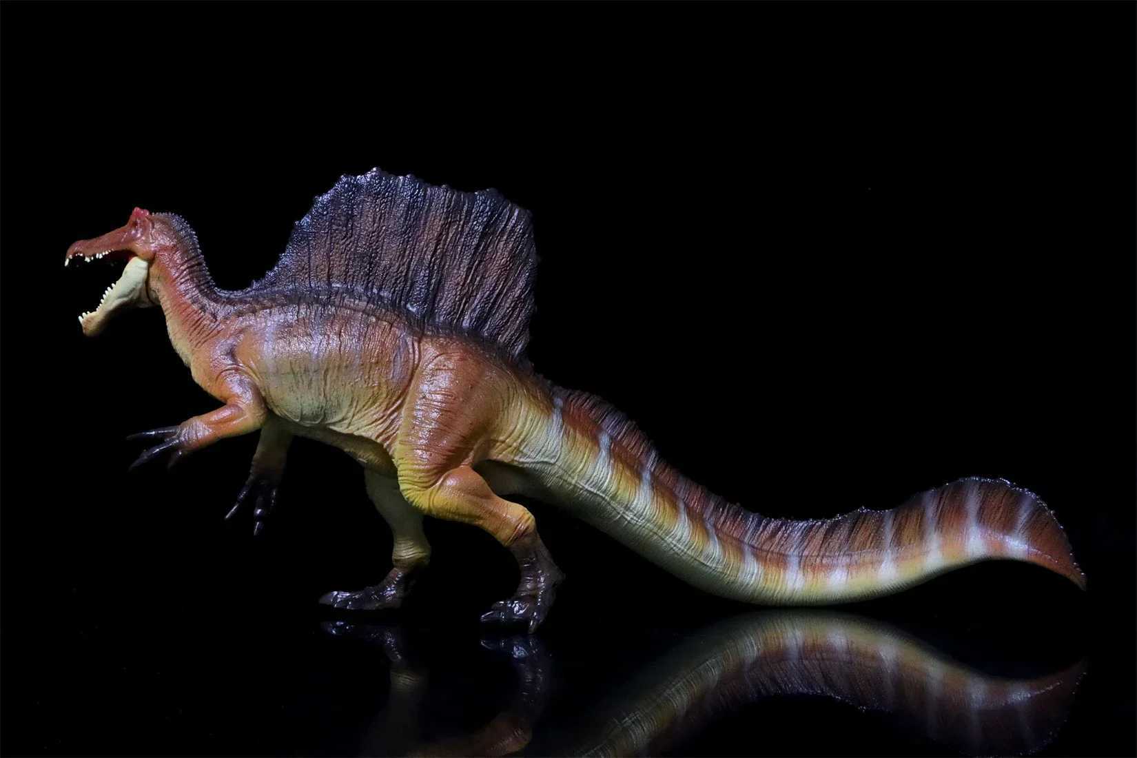 RECUR 1/42 Spinosaurus stroke model theropod dinosaur real animal picture collection scene decoration GK adult birthday giftY250417H3A6