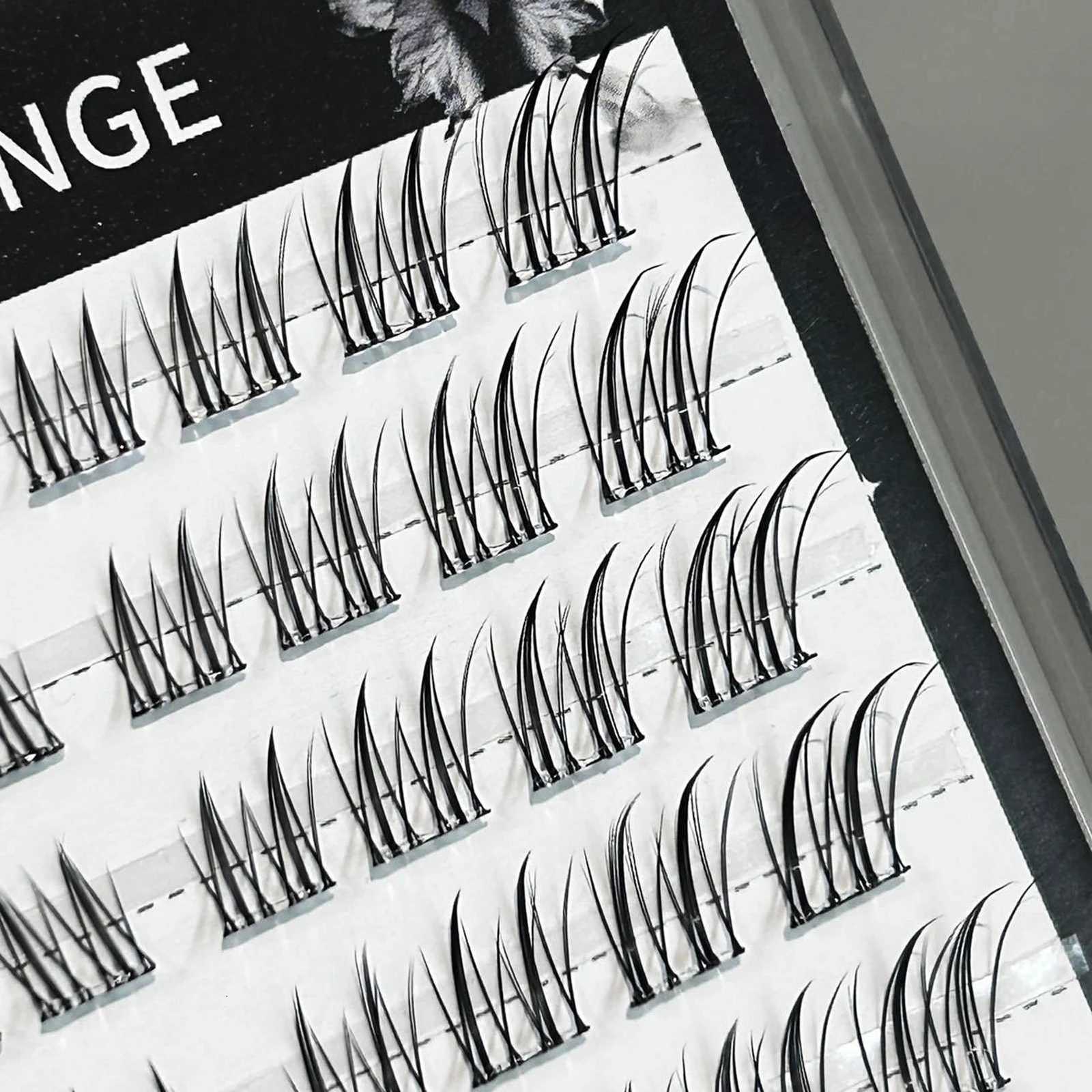 No Glue False Eyelashes Sexy Fox- eyes Natural long individual Clusters cat Fluffy Cluster Eyelash Charming makeup accessoriesT251117