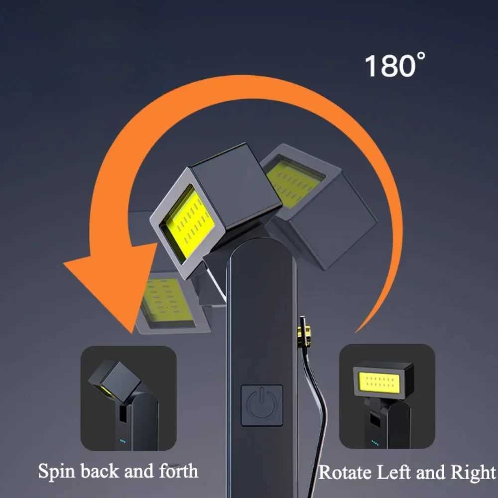 Magnetic Torch Light Work Light Rechargeable MINI COB Flashlight High Power Night Work Emergency Lamp Night Light Small Car Lamp M251117