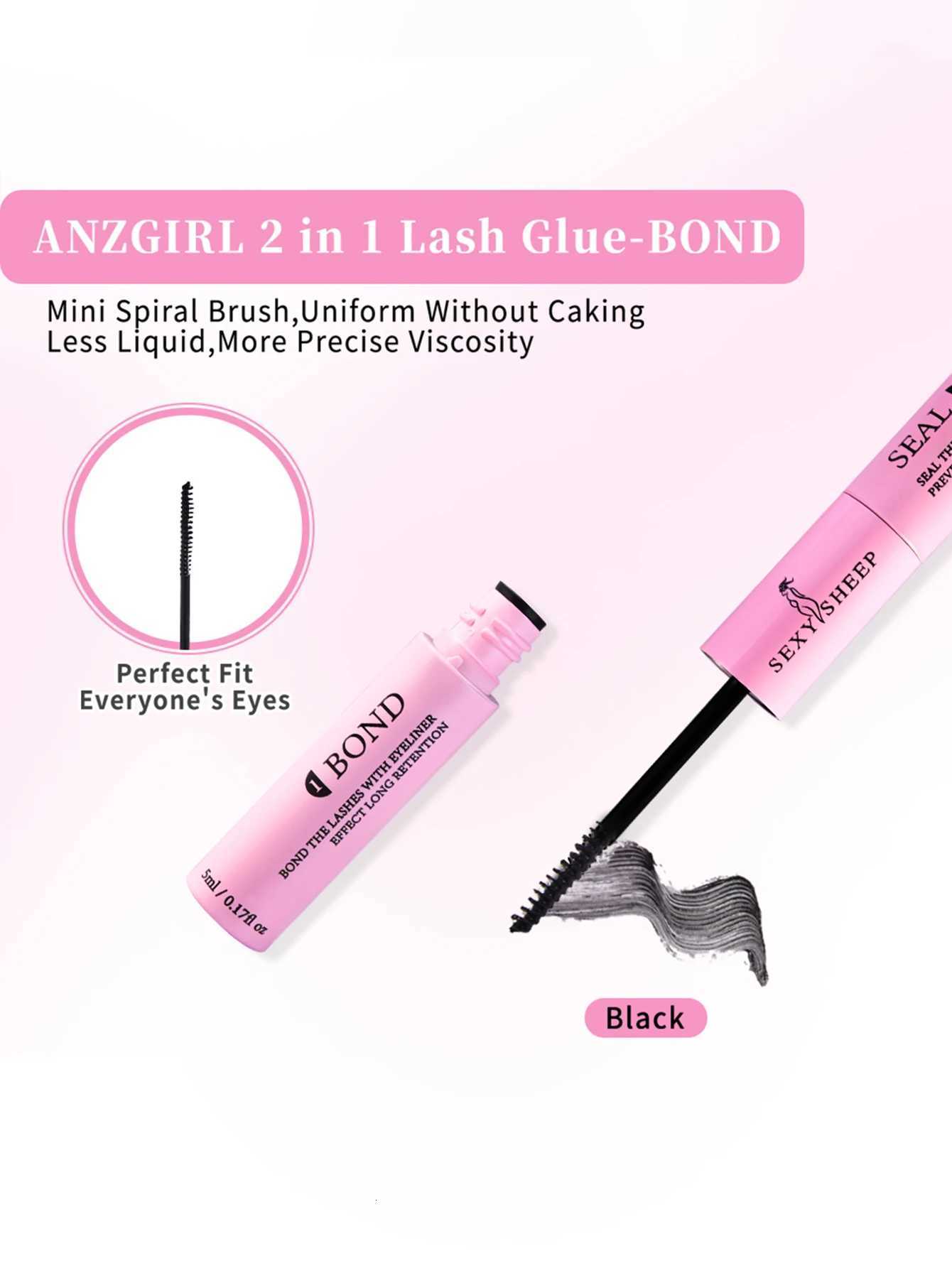 DIY Eyelash Clusters Kit Large Capacity with Lash Bond Seal Lash Tweezers Fluffy Eyelash Extensions Kit DIY at HomeT251117