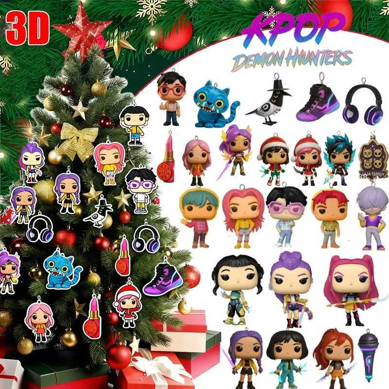 KPOP Christmas Blind Box Devil Hunter KDH Premium Advent Calendar 2025 Witch 2D Hunting Team Acrylic Pendant Childrens Toy Gift C251117