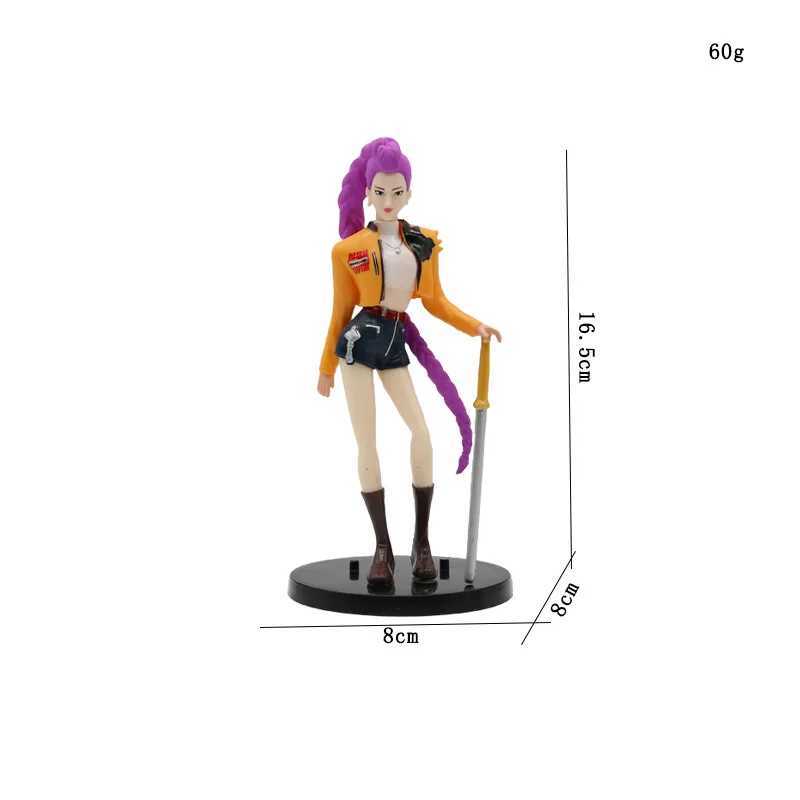 Kpop Demon Hunter action figure toy 16cm Witch Hunt series of hand run with base of Rumi mila game collection gift C251117