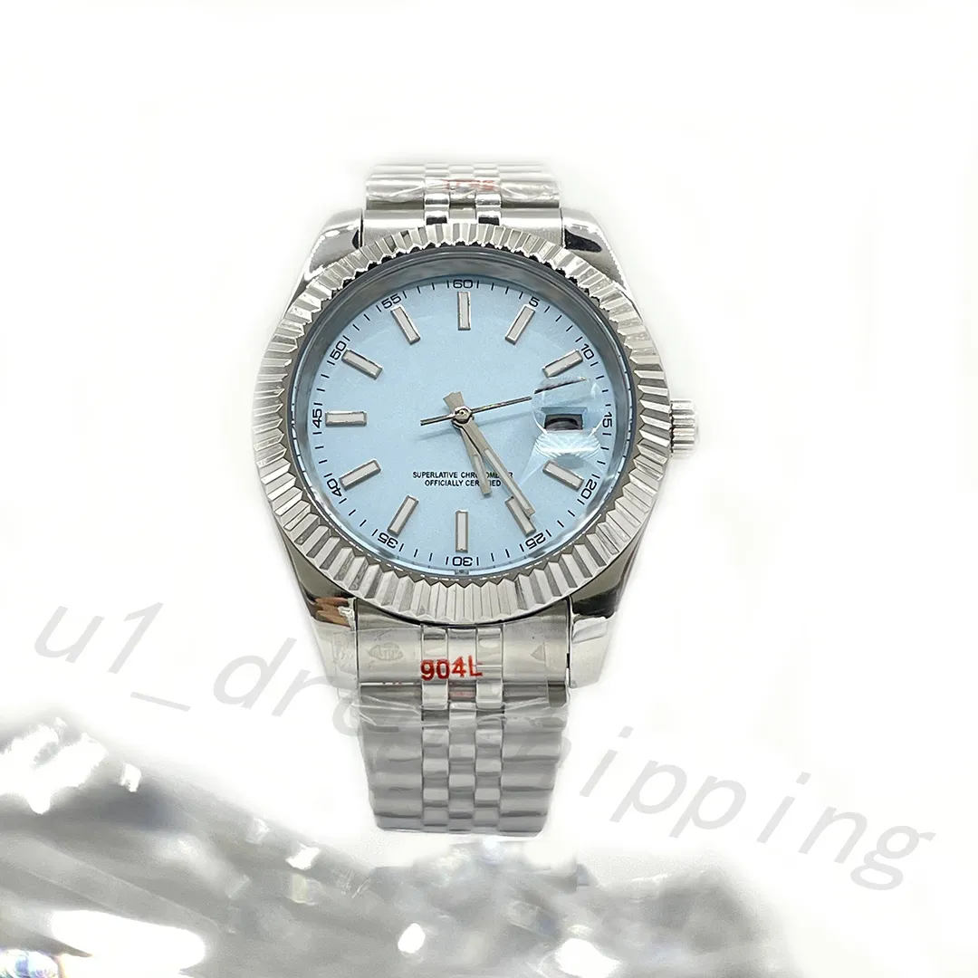 Lovers Watch Luxury Designer Sports Casual Automatic Movement Stainless Steel Gold Watch 41mm 36mm Super Glow Sapphire waterproof Classic Watch 02