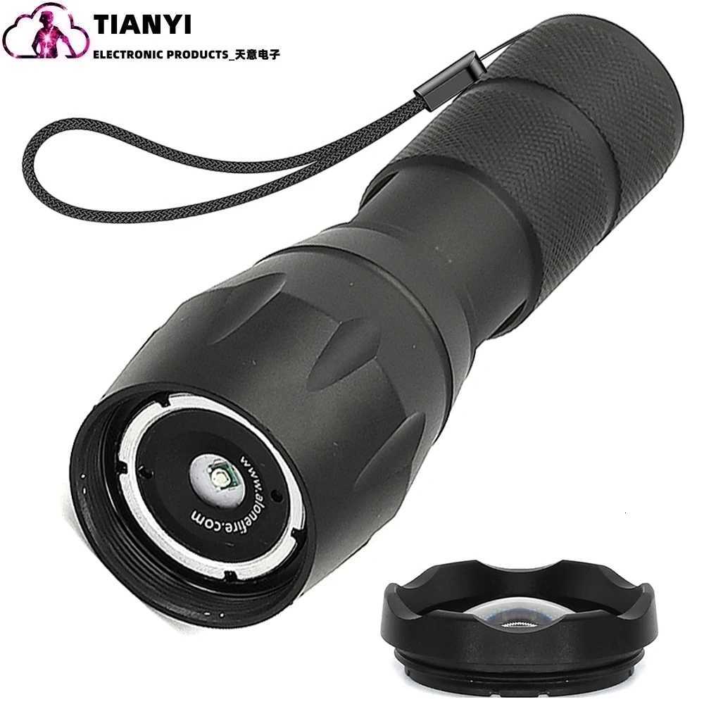 Flashlight LED Blue Light Blue Torch Hunting Type-c Rechargeable Outdoors Zoom Blood Tracking Light for Hunting Tactical torch M251117