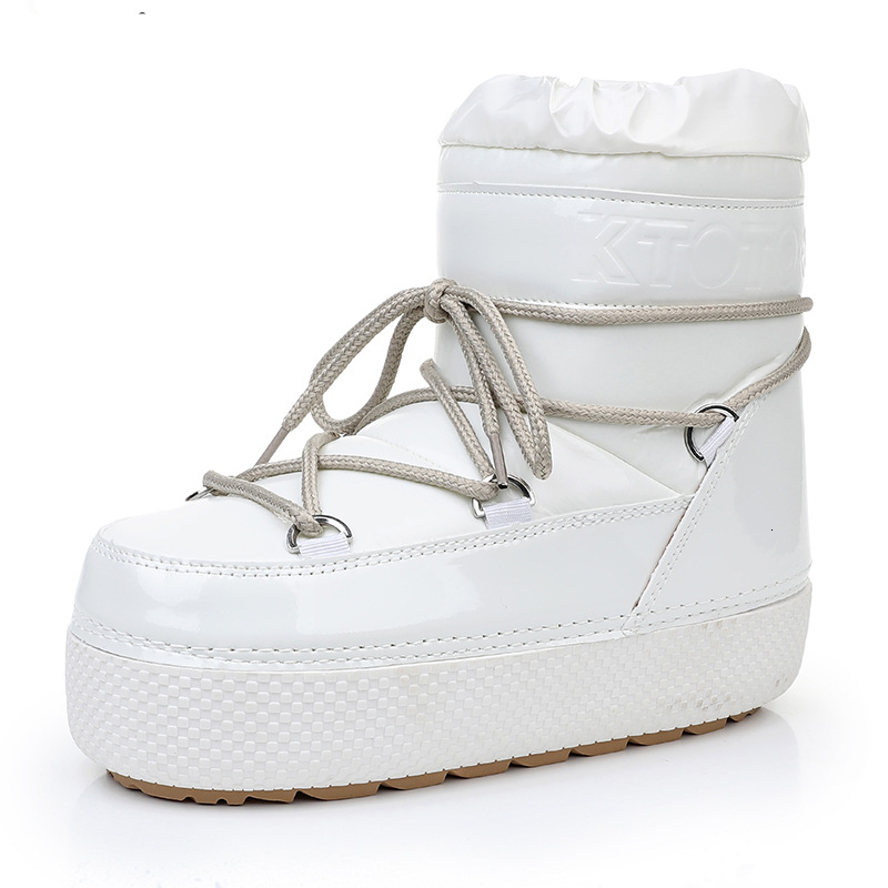 designer shoes New Winter Moon Mid-Calf Waterproof Women's Space Boots