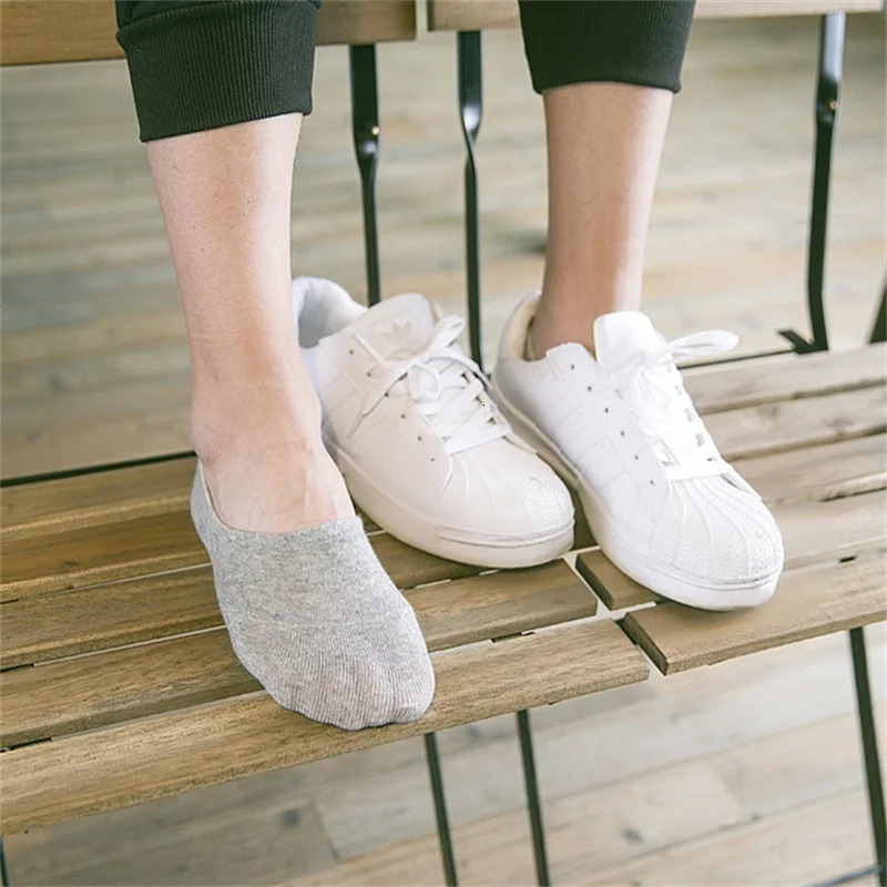 1/5/10/20 Pairs Summer Autumn Boat Socks For Men Women Non-slip Silicone Invisible Cotton Socks Male Ankle Sock Slippers 251114