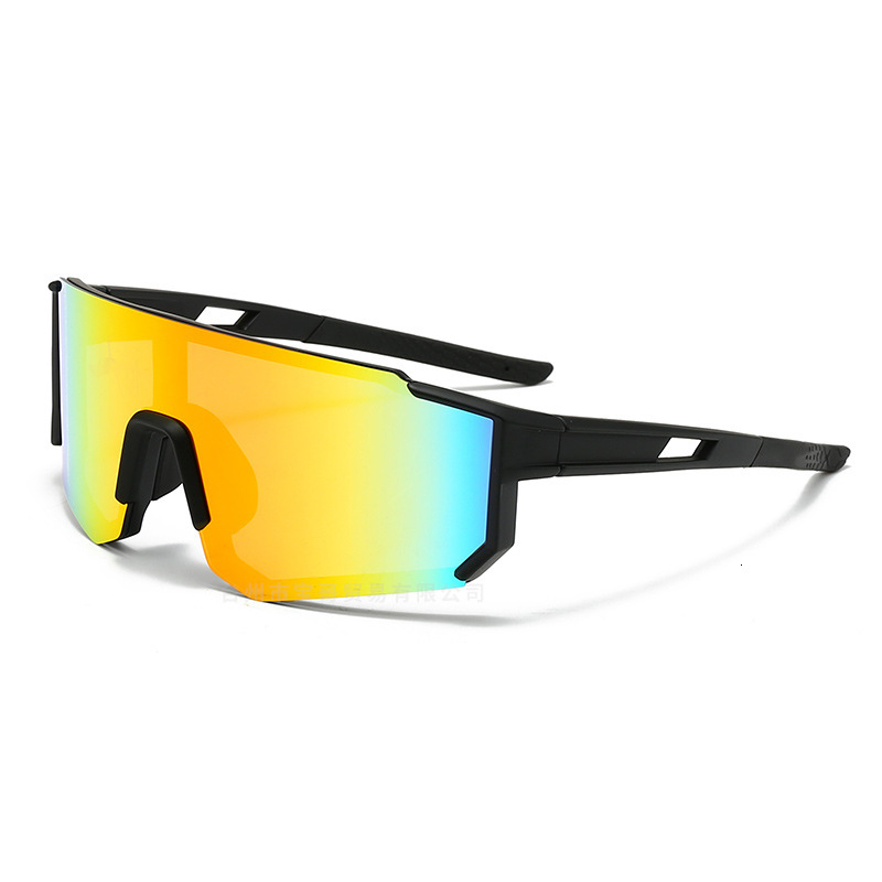 The Designer's Luxury Glasses, Trendy And Fashionable Large-frame One-piece Lens Sunglasses, Rock Climbing, Sports, Skiing And Casual Glasses