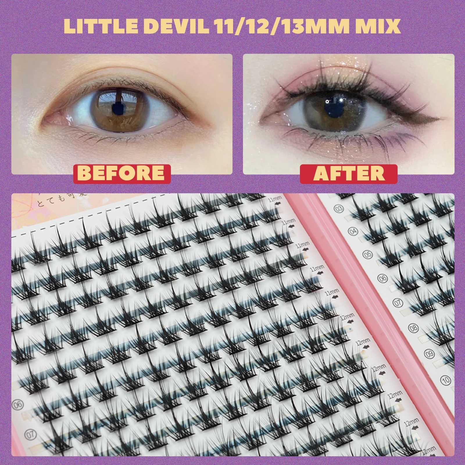 False Eyelashes High-capacity Natural Wispy Cluster Lashes 32 Rows DIY Lash Extension Supplies High Quality Professional MakeupT251117