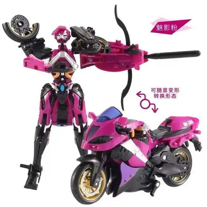 Transformation Toy Motorcycle Alsi Carroll Motorcycle Model Movie Transformation Action Figure Collection Birthday Children Toys C251117