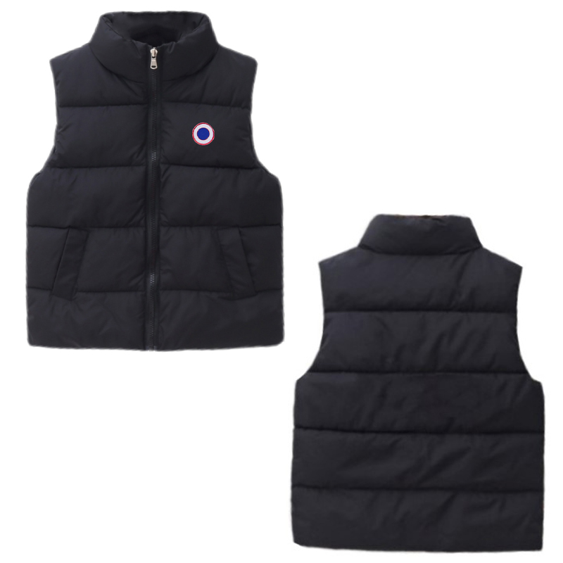 Doudoune Canada Children Warm Thicken Vest Baby Cotton Waistcoat Kids Outerwear Coat Children Clothing Boys Girls Jackets Vest