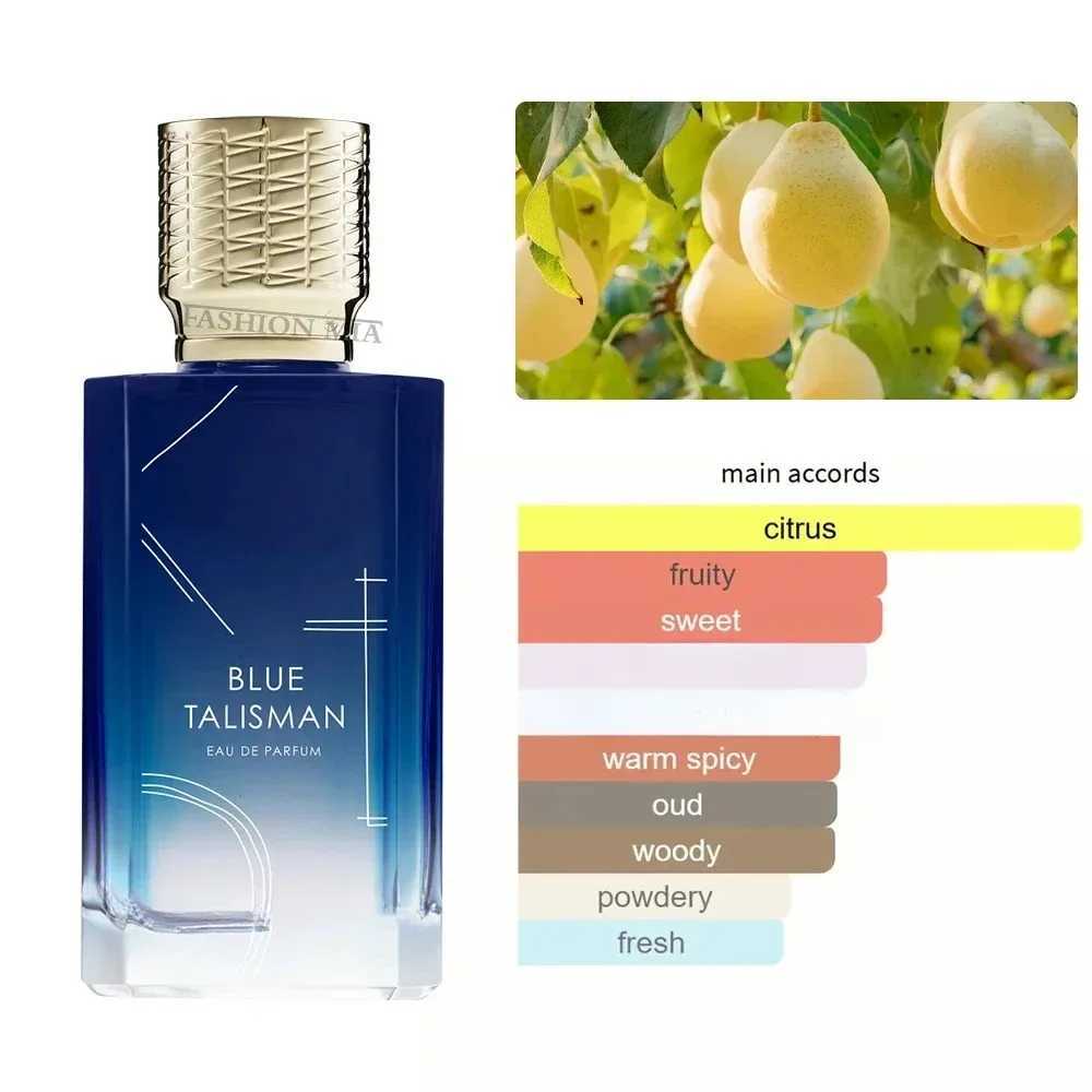 100ml Luxury Brand thEnchantment of Blue Protective Talisman unisex Long Lasting Woody Floral Pheromone Cologne FragranceW251117