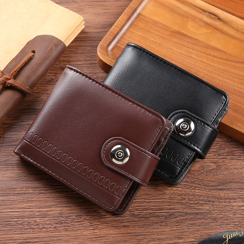 horizontal wallet male PU business fashion multi-card large capacity multi-function card bag retro banknote holder manufacturer direct supply