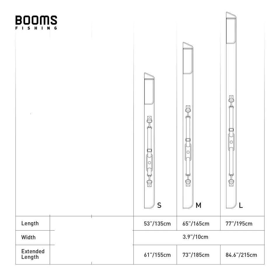Booms Fishing PB3 Fishing Rod Bag Pole Storage Case 130 cm to 215 cm Folding Apply Fishing Tools Reel Rods Bags CasesW251115