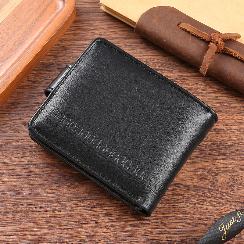 horizontal wallet male PU business fashion multi-card large capacity multi-function card bag retro banknote holder manufacturer direct supply