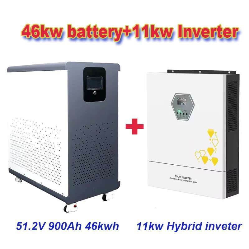 Hot sale 48V 51.2V 300Ah 400Ah 460AH 15kw 20kw 24kw Lithium ion Battery 11KW Hybrid inverter Solar Energy Storage Power Bank