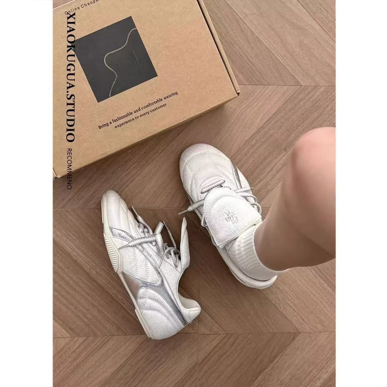 Butterfly e700d Toe Round Knot Mary Janes Cross Strap High Heel 2024 New Shallow Hollow Ballet Fashion Women Hook & Loop Shoes